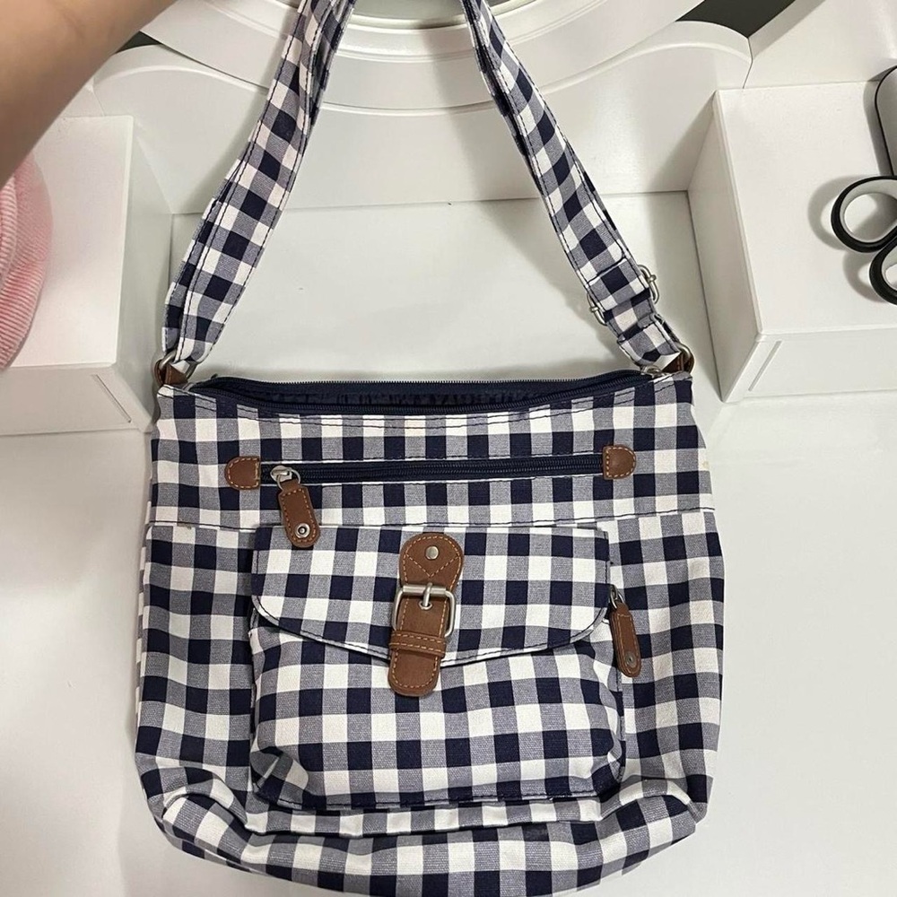 Checkered Shoulder Bag